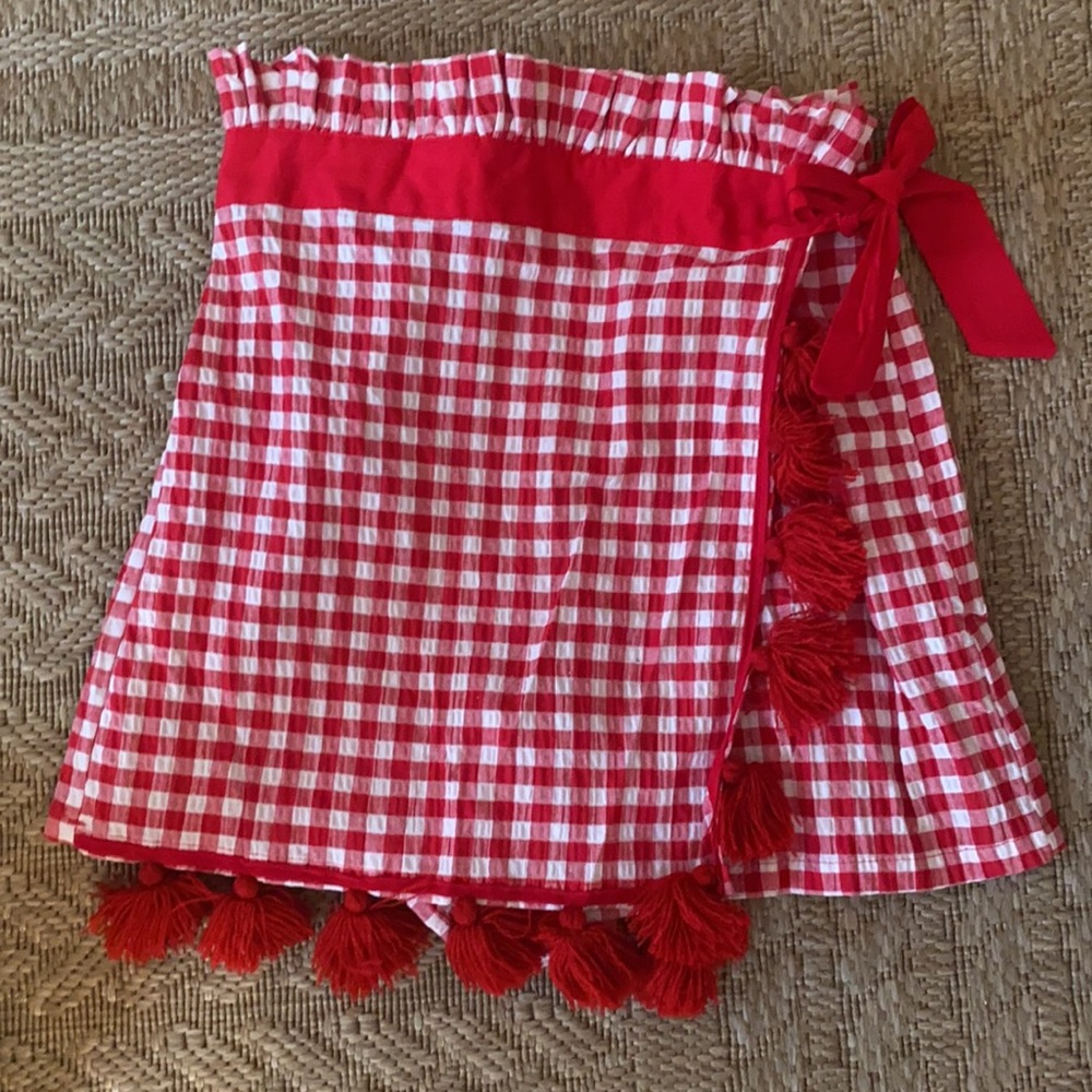 Misa Los Angeles ted gingham skort